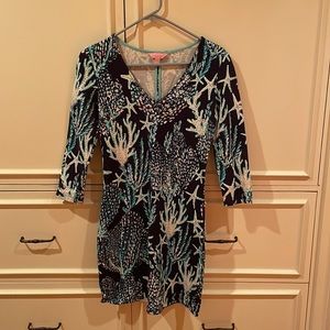 XS Lilly Pulitzer dress in Good Reef print